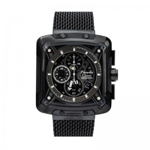 Alexandre Christie AC 3030 Full Black White Steel MCBIPBASL